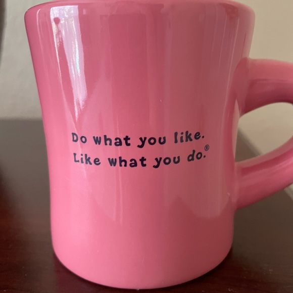 New Life is Good heavy ceramic daisy dinner mug - Picture 3 of 8